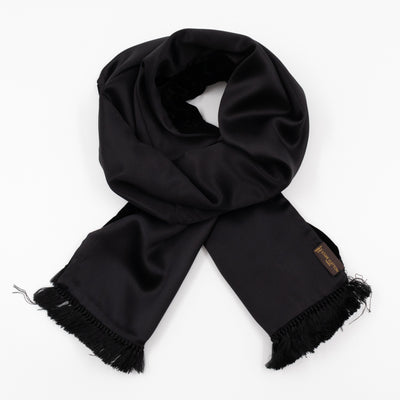 Velvet Stole Scarf Black
