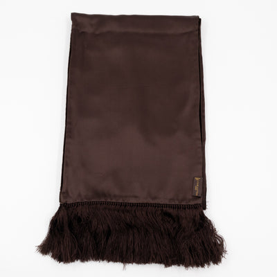 Velvet Stole Scarf Brown