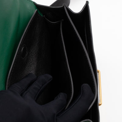 Cahier Biliardo Green & Black Leather