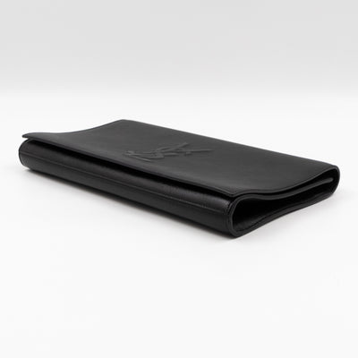 Belle De Jour Clutch Large Leather Black