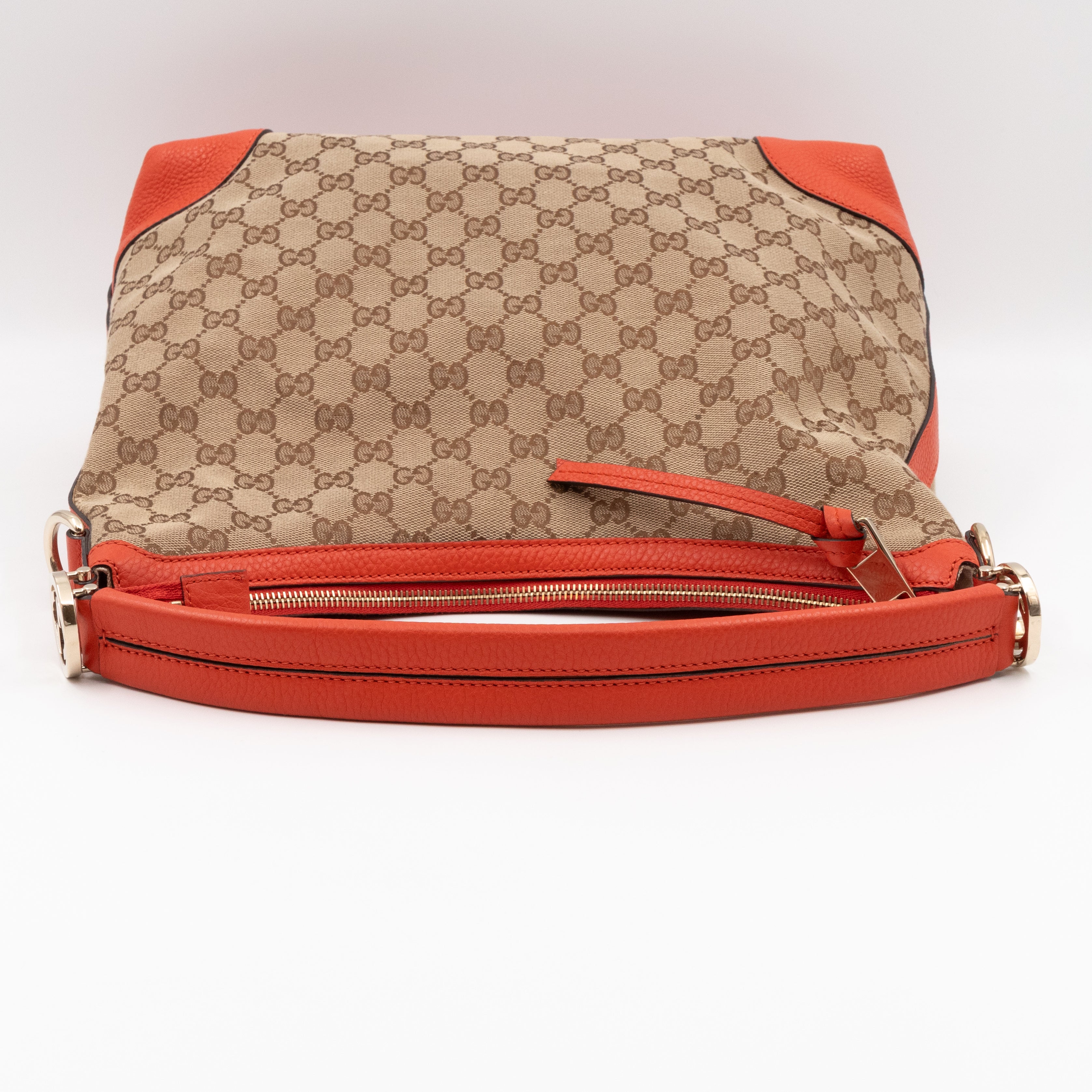 Miss GG Original Hobo Bag GG Supreme Orange