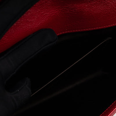 Belle De Jour Clutch Patent Leather Red