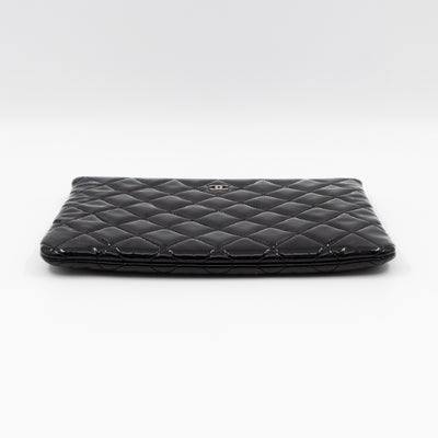 Classic Medium O Case Black Patent Leather