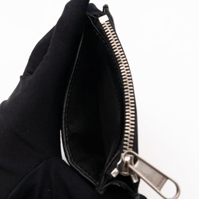 Off The Grid Zip Card Case Black & Orange