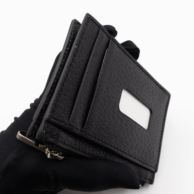 Off The Grid Zip Card Case Black & Orange
