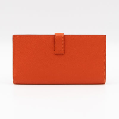 Bearn Wallet Orange Leather