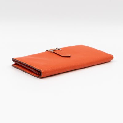 Bearn Wallet Orange Leather