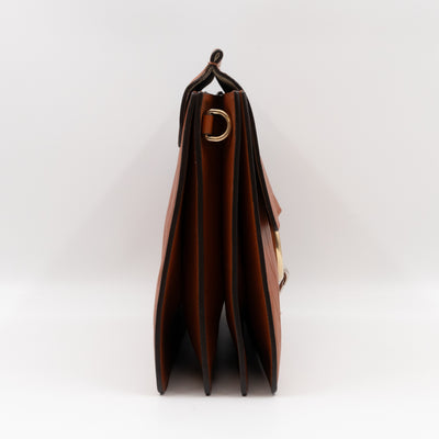 Faye Crossbody Brown Smooth Leather