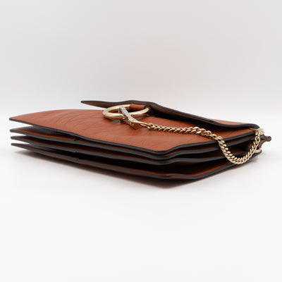 Faye Crossbody Brown Smooth Leather