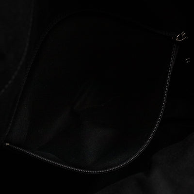 Lady Braid Shopping Tote Black Leather