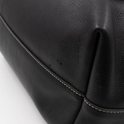 Darryl Tote Bag Black Leather