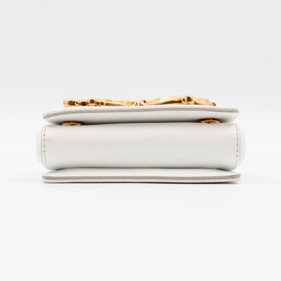 DG Girls Micro Bag White Leather