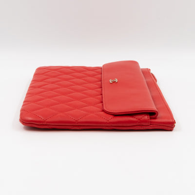 Flap O Case Red Leather