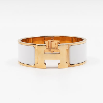 Clic Clac H Bracelet PM White Gold