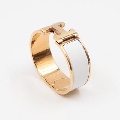 Clic Clac H Bracelet PM White Gold