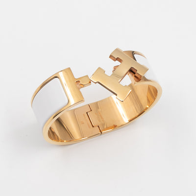 Clic Clac H Bracelet PM White Gold