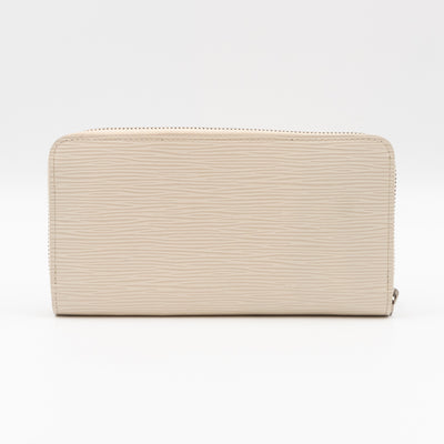 Zippy Wallet Ivory Epi Leather