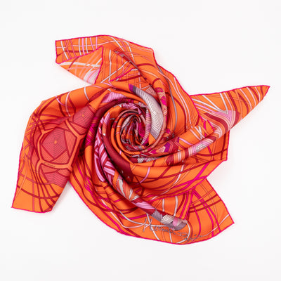 Silk Scarf 90 L'art du Temari