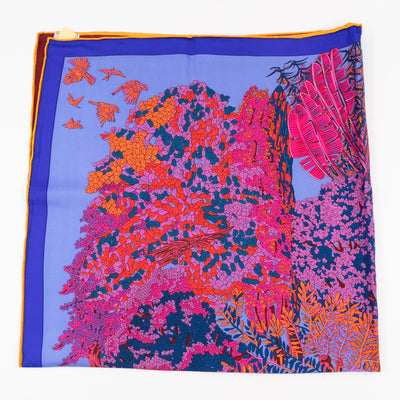 Silk Scarf 90 Les Legendes de l'Arbre Coloriage