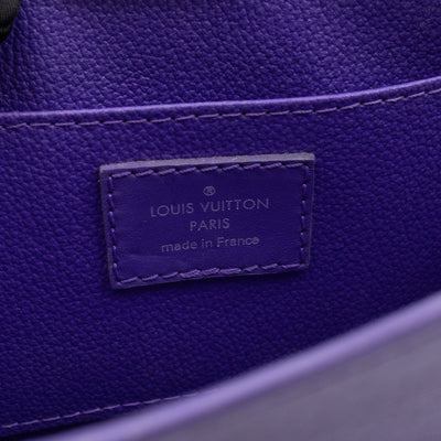 Toiletry Pouch 19 Purple Epi Leather