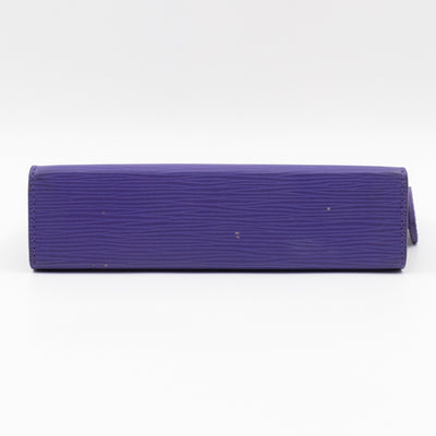 Toiletry Pouch 19 Purple Epi Leather
