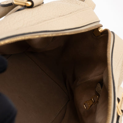 Paseo 30 Boston Bag Beige Leather