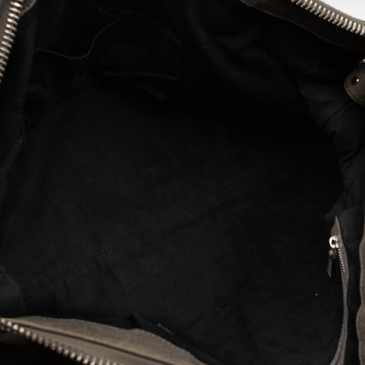 Bamboo Bar Shoulder Bag Grey Leather