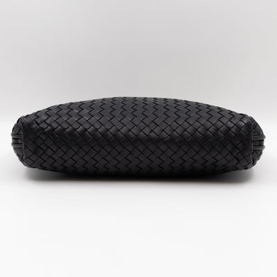 Large Nodini Messenger Intrecciato Black