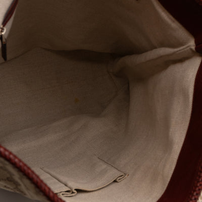 Marrakech Large Tote Bag GG Canvas Burgundy