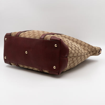 Marrakech Large Tote Bag GG Canvas Burgundy