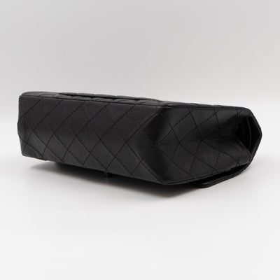 2.55 Reissue 225 Medium Black Aged Calfskin Leather