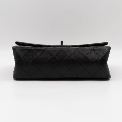 2.55 Reissue 225 Medium Black Aged Calfskin Leather