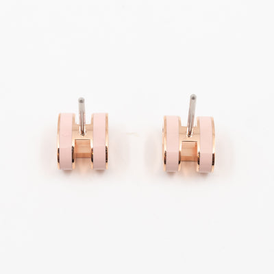 Mini Pop H Earrings Rose & Rose Gold