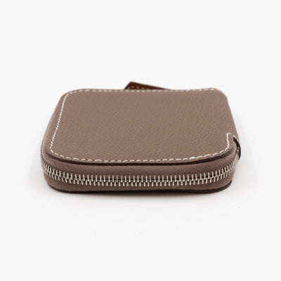 Silk'in Change Purse Etoupe Leather