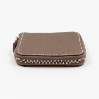 Silk'in Change Purse Etoupe Leather
