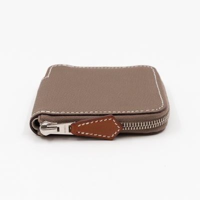 Silk'in Change Purse Etoupe Leather