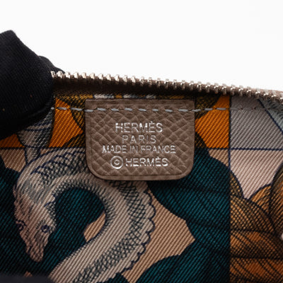 Silk'in Change Purse Etoupe Leather
