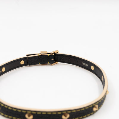 Double Tour Suhali Bracelet Black Leather