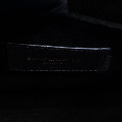 Sac de Jour Nano Blue Metallic Leather