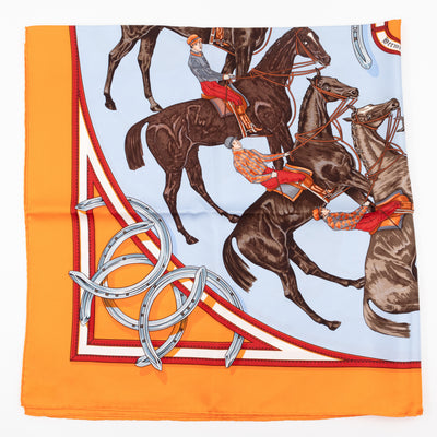 Silk Scarf 90 Ronde Des Jockeys