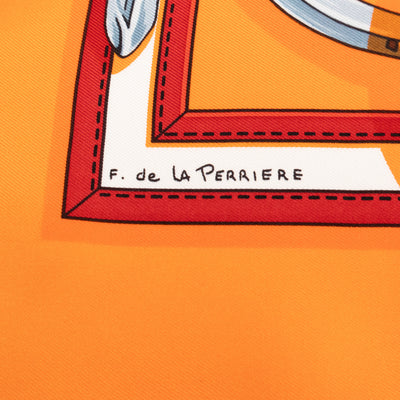 Silk Scarf 90 Ronde Des Jockeys