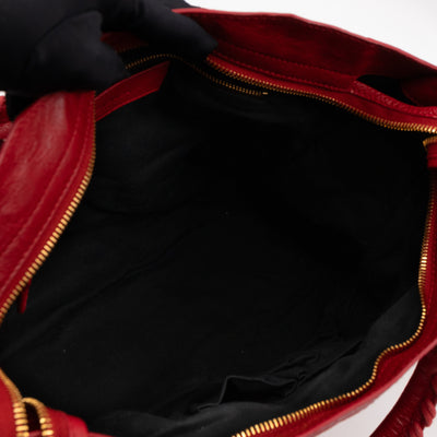 City Giant 12 Red Leather Gold