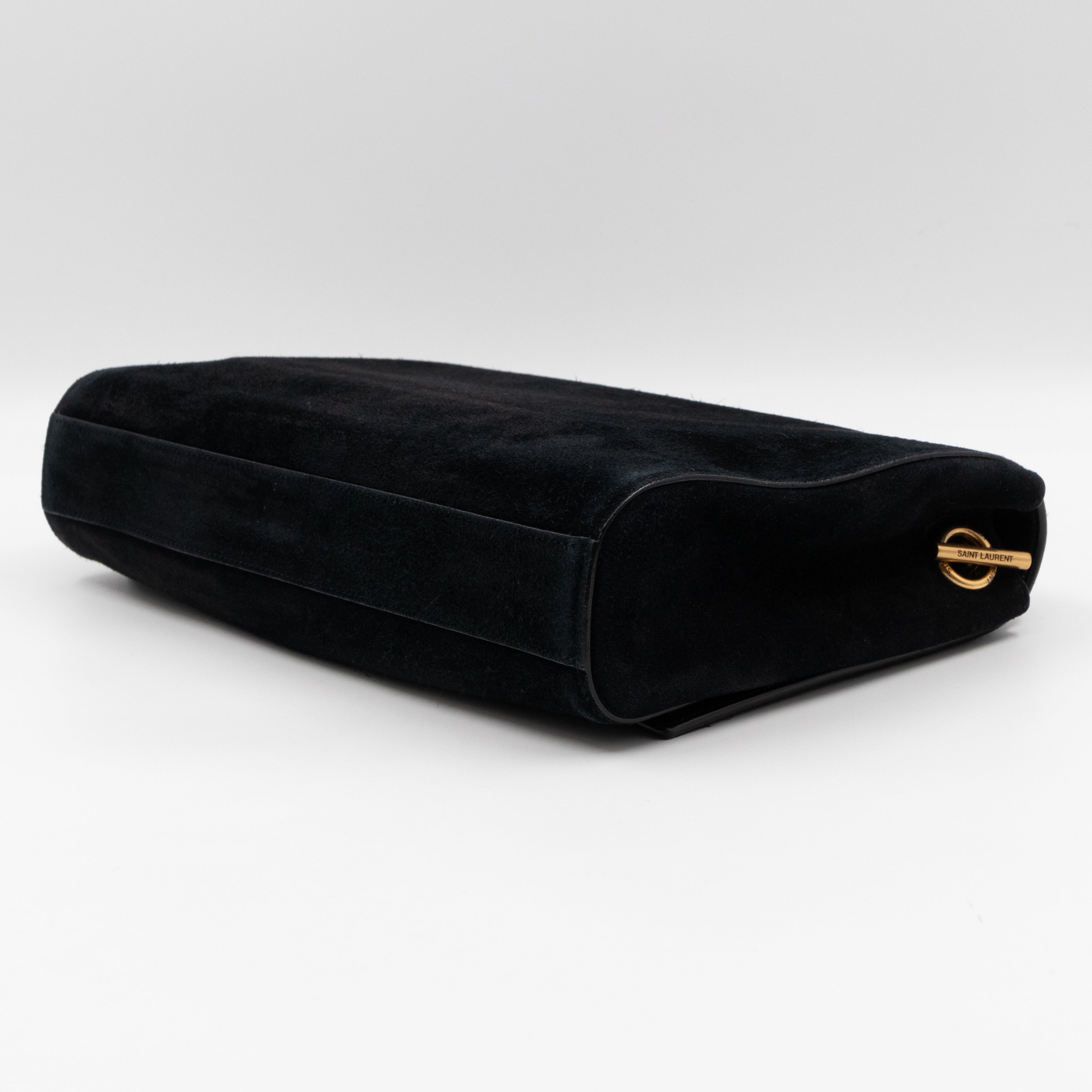 Reversible Kate Medium Black Suede & Leather
