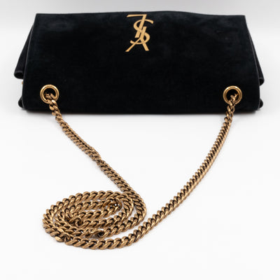 Reversible Kate Medium Black Suede & Leather