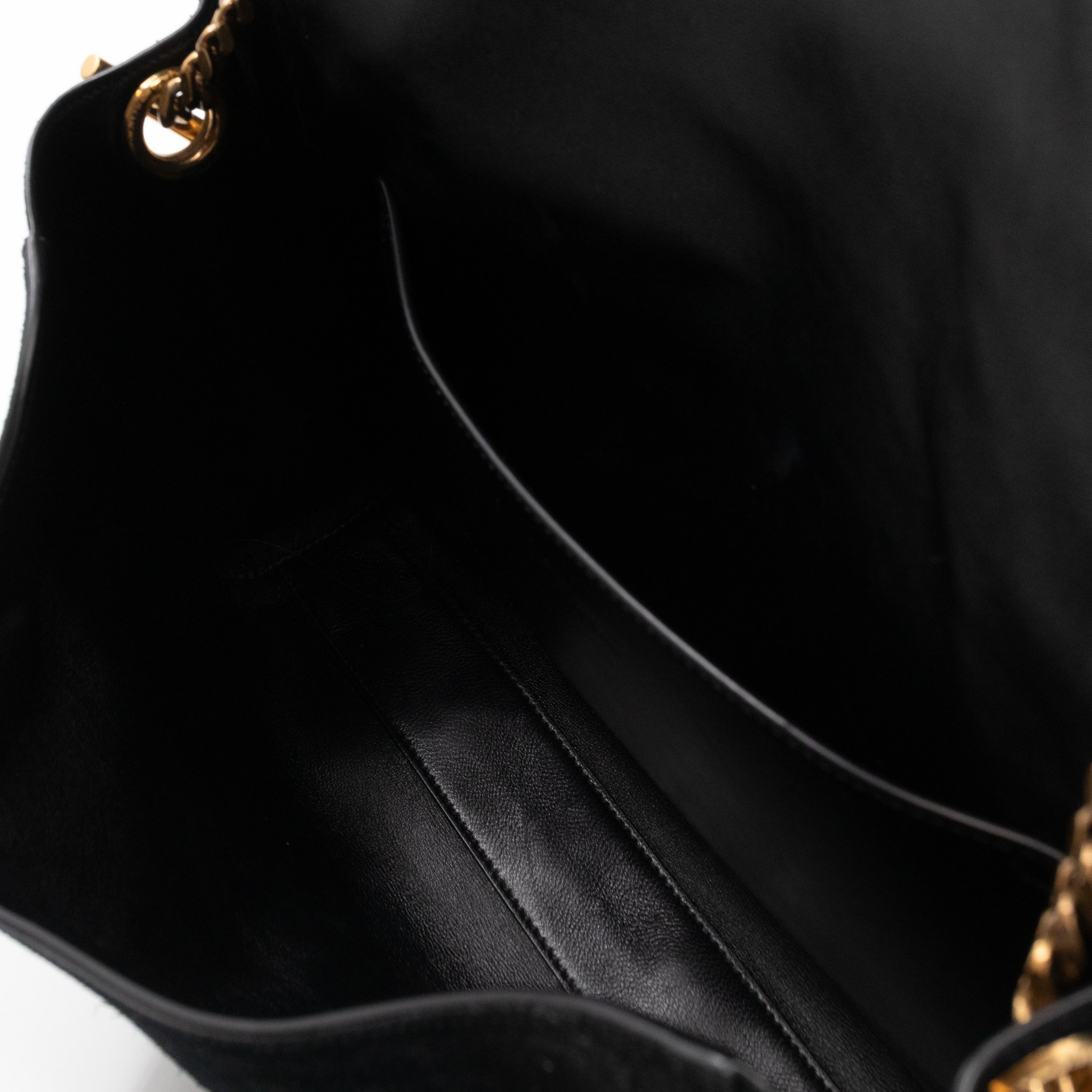 Reversible Kate Medium Black Suede & Leather