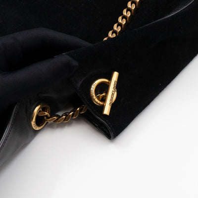 Reversible Kate Medium Black Suede & Leather