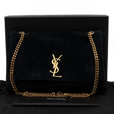 Reversible Kate Medium Black Suede & Leather