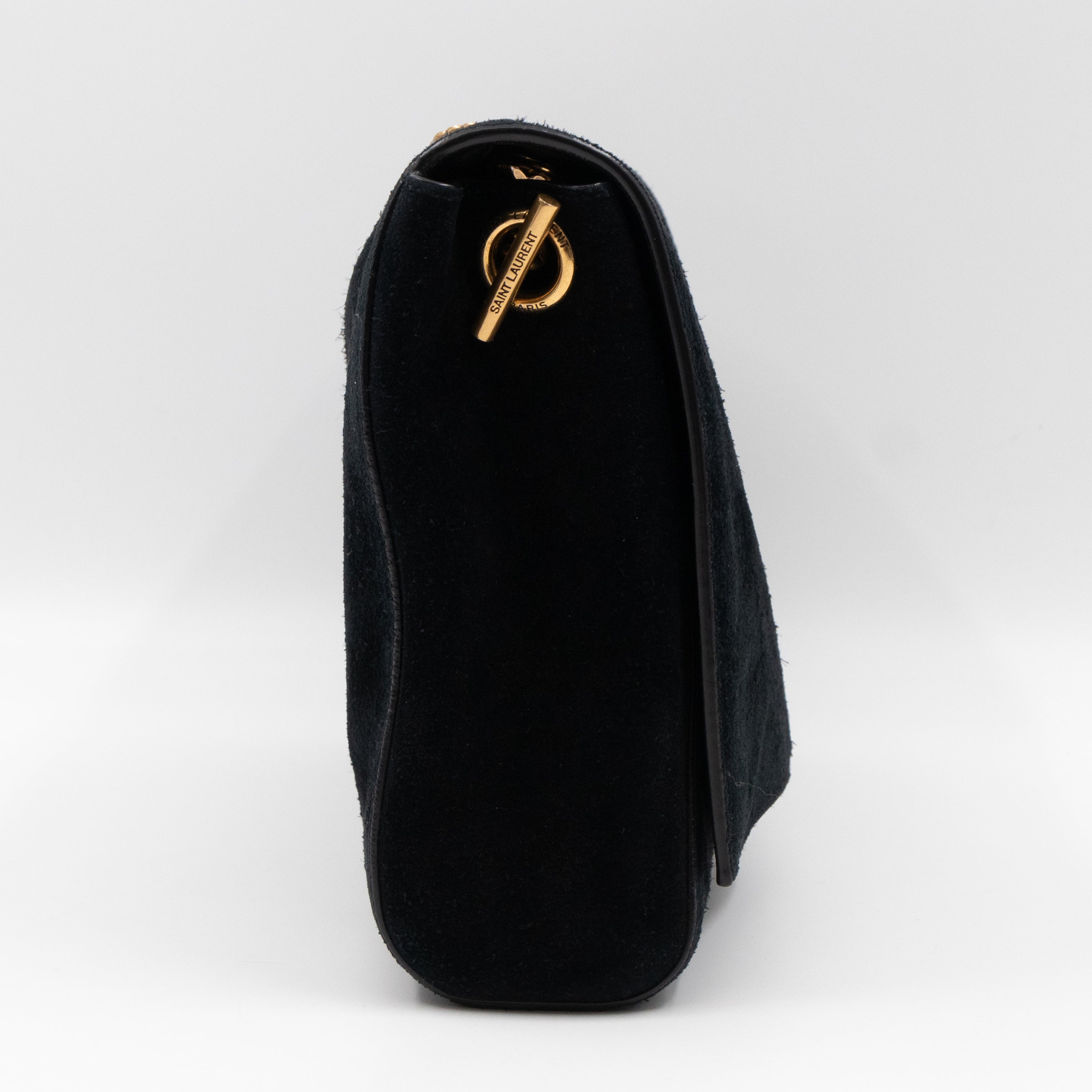 Reversible Kate Medium Black Suede & Leather