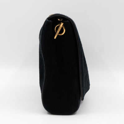 Reversible Kate Medium Black Suede & Leather