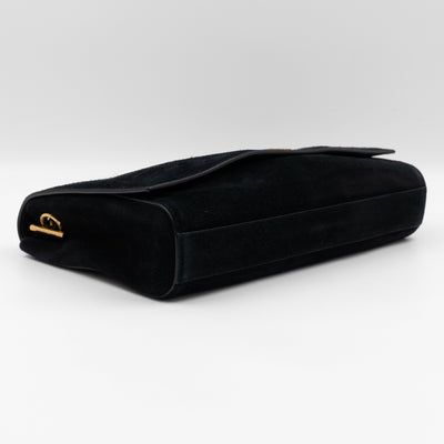 Reversible Kate Medium Black Suede & Leather